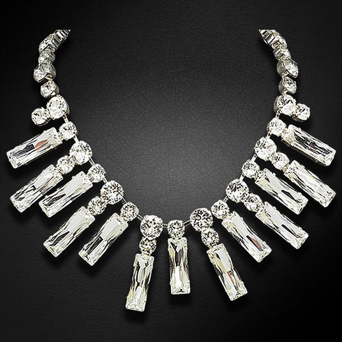 Kaklo papuošalas "Marija Antuanetė" su Swarovski™ kristalais